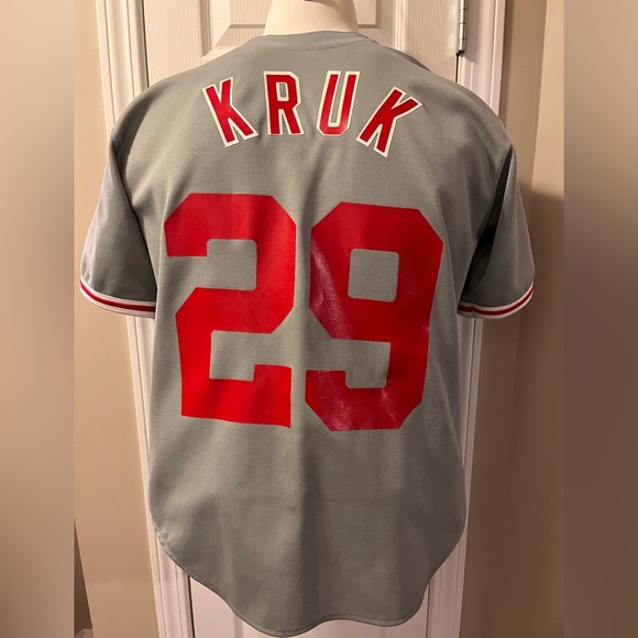 VTG 90’s Philadelphia Phillies MLB Baseball Jersey Large - Picture 2 of 8